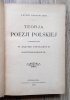 Antoni Gustaw Bem Teoria poezji polskiej z przykładami w zarysie popularnym analityczno-dziejowym / 1899